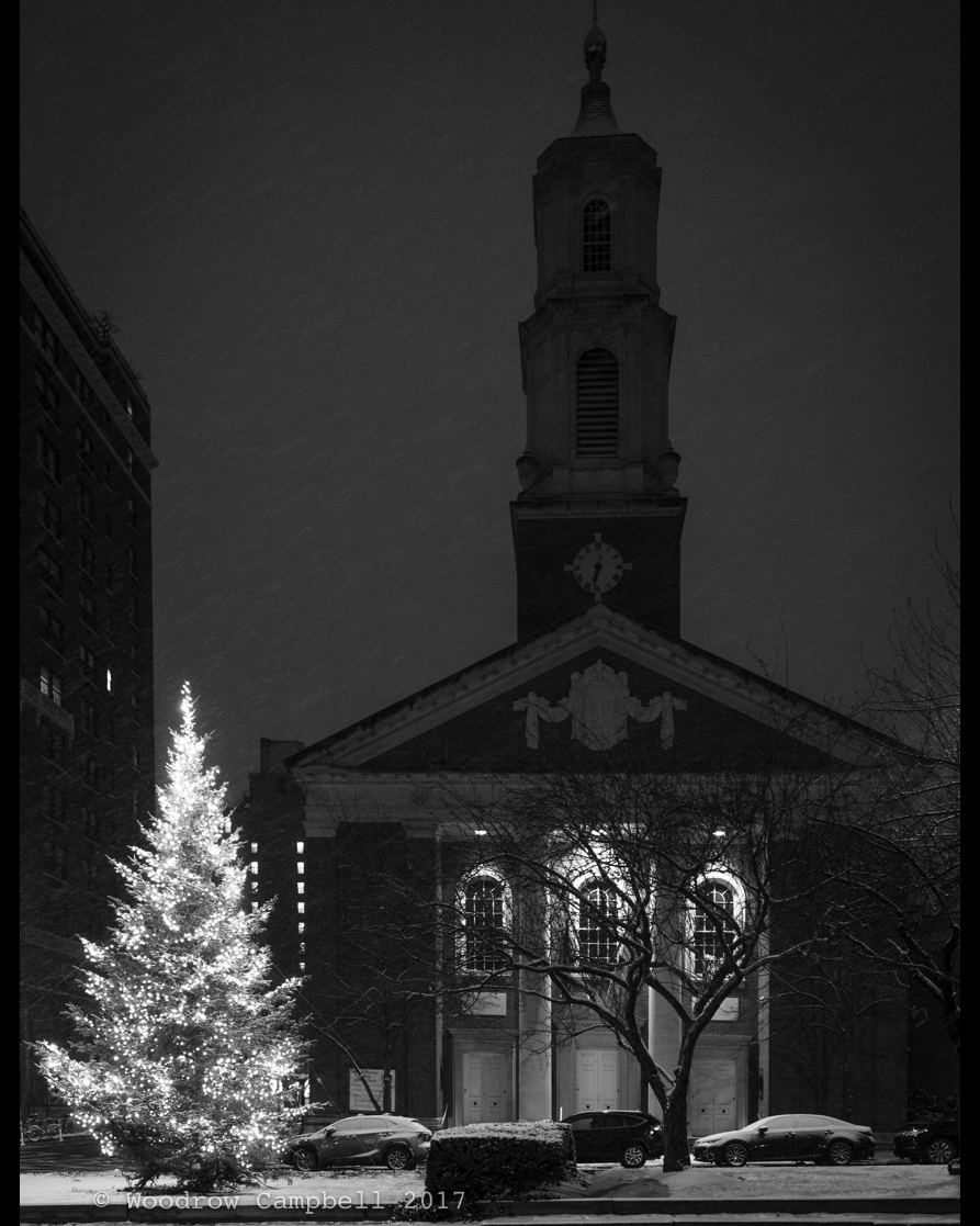 Woody_Campbell's tweet photo. Looking back eight years to Brick Presbyterian Church, New York. Day 2,990 of one photograph every day for the rest of my life. #NYCChurches #ChristmasInNYC #UrbanNightscape
#BlackAndWhite #BNW #Photo #Monochrome #DailyPhoto
#Leica #LeicaM10
#Manhattan #NewYork #NYC
#BrickChurch #Christmas #ParkAvenue