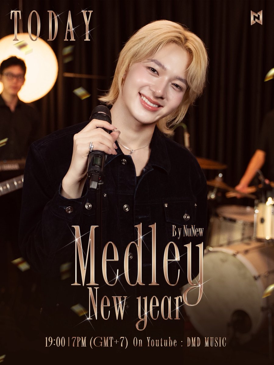 TODAY ❗️

เตรียมรับชม Special Live Session "New Year Medley" By NuNew <a href="/CwrNew/">NuNew</a> 🎁✨🎶

YouTube : DMD MUSIC
🎥 : youtu.be/bvAzZD9uzg0

NuNew New Year Medley
#รวมเพลงฮิตปีใหม่ByNuNew
 
#NuNew 
#DMDMUSIC