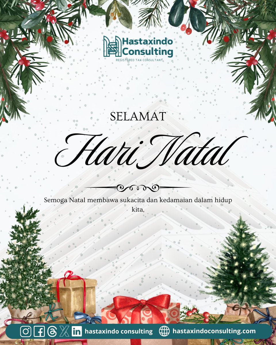 hastaxindo's tweet photo. Selamat Hari Natal! Semoga terang Natal senantiasa membawa semangat baru, harapan yang cerah, dan kedamaian yang abadi dalam langkah kita ke depan https://t.co/xVv2adyRaA