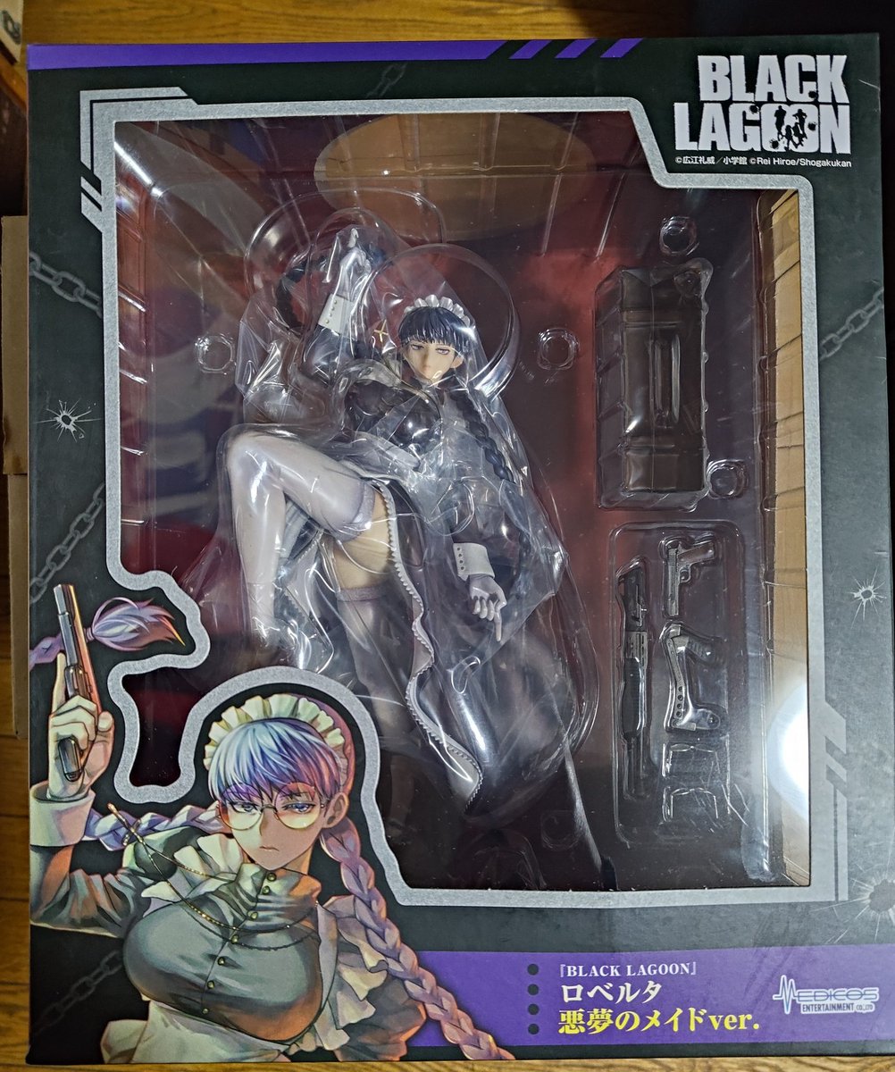 サンタさんが BLACK LAGOON ロベルタ悪夢のメイドVer.届けてくれました