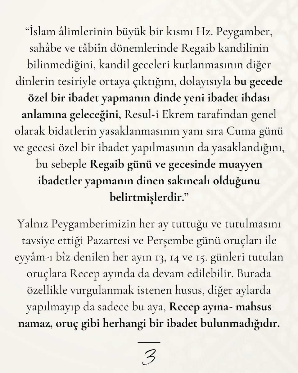 ❓Regaip Kandilinde Yapılması Gereken Bir İbadet Var mı?

#RegaipKandili