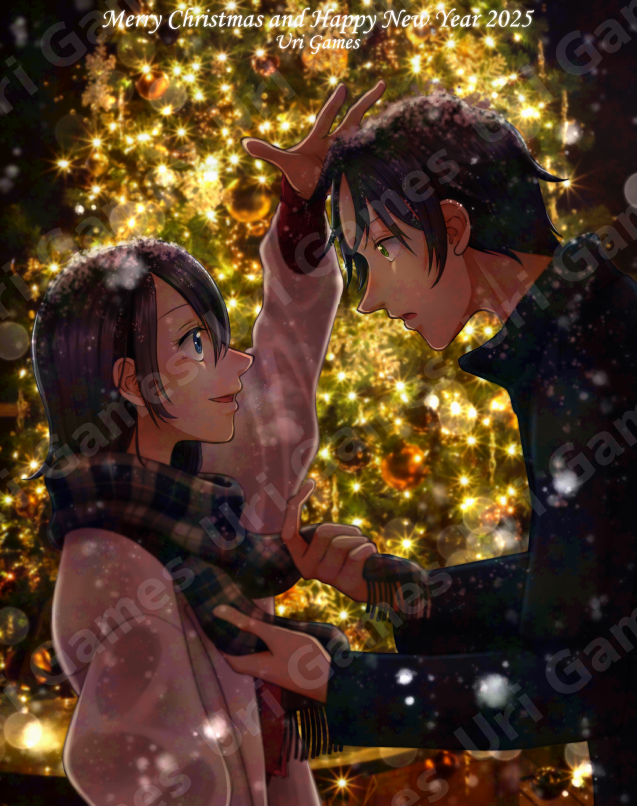🌟🎄Merry Christmas and Happy New Year!🎅🎁

マフラー貸してあげる三浦さん
頭の雪を払ってあげるミキティ
三浦さんが（ごり押しで）こぎつけたクリスマスディナーの帰り道とかです。

アイディアありがとうございました！
皆さま楽しいクリスマスを🥂
Thank you for the idea!

#PARANOIAC
