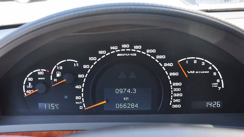 初期のスズキハヤブサのメーターは350キロまで目盛りが刻まれているが