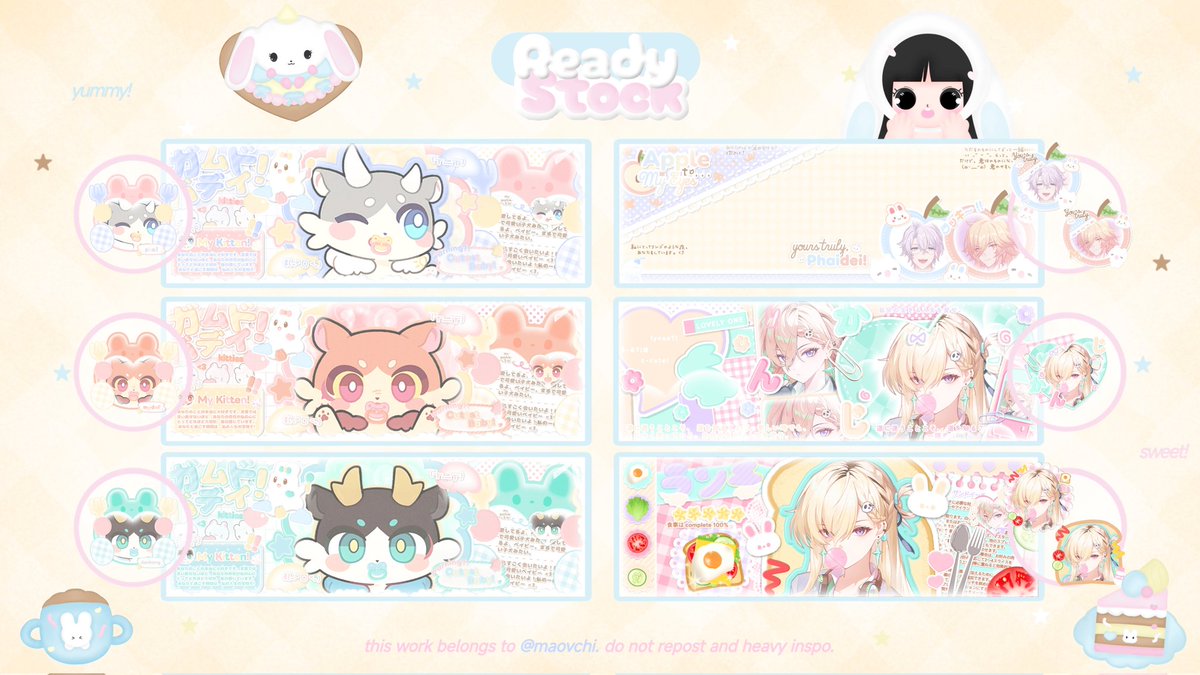 maovchi's tweet image. final lineup untuk rs besokkk teman temannn, apakah ada yang berminat untuk di tag saat mochi up nantiiii? 🥹🩷