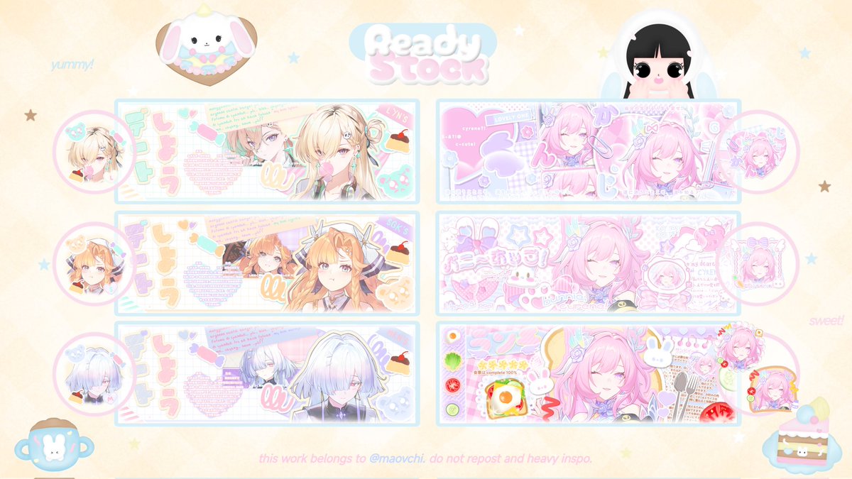 maovchi's tweet image. final lineup untuk rs besokkk teman temannn, apakah ada yang berminat untuk di tag saat mochi up nantiiii? 🥹🩷