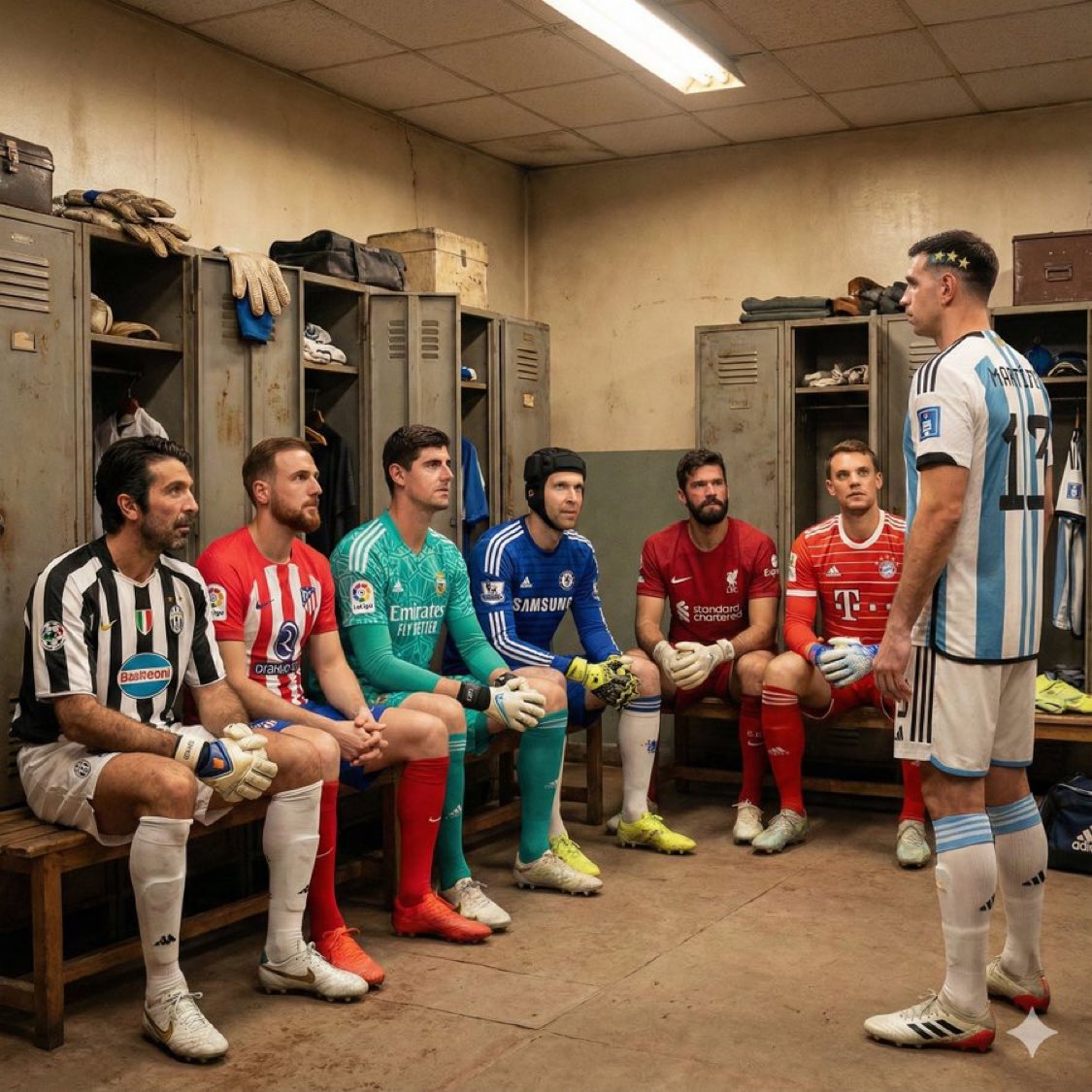 Intermiamifr2's tweet image. Qui doit se lever pour qu'Emiliano Martinez puisse s’asseoir ???