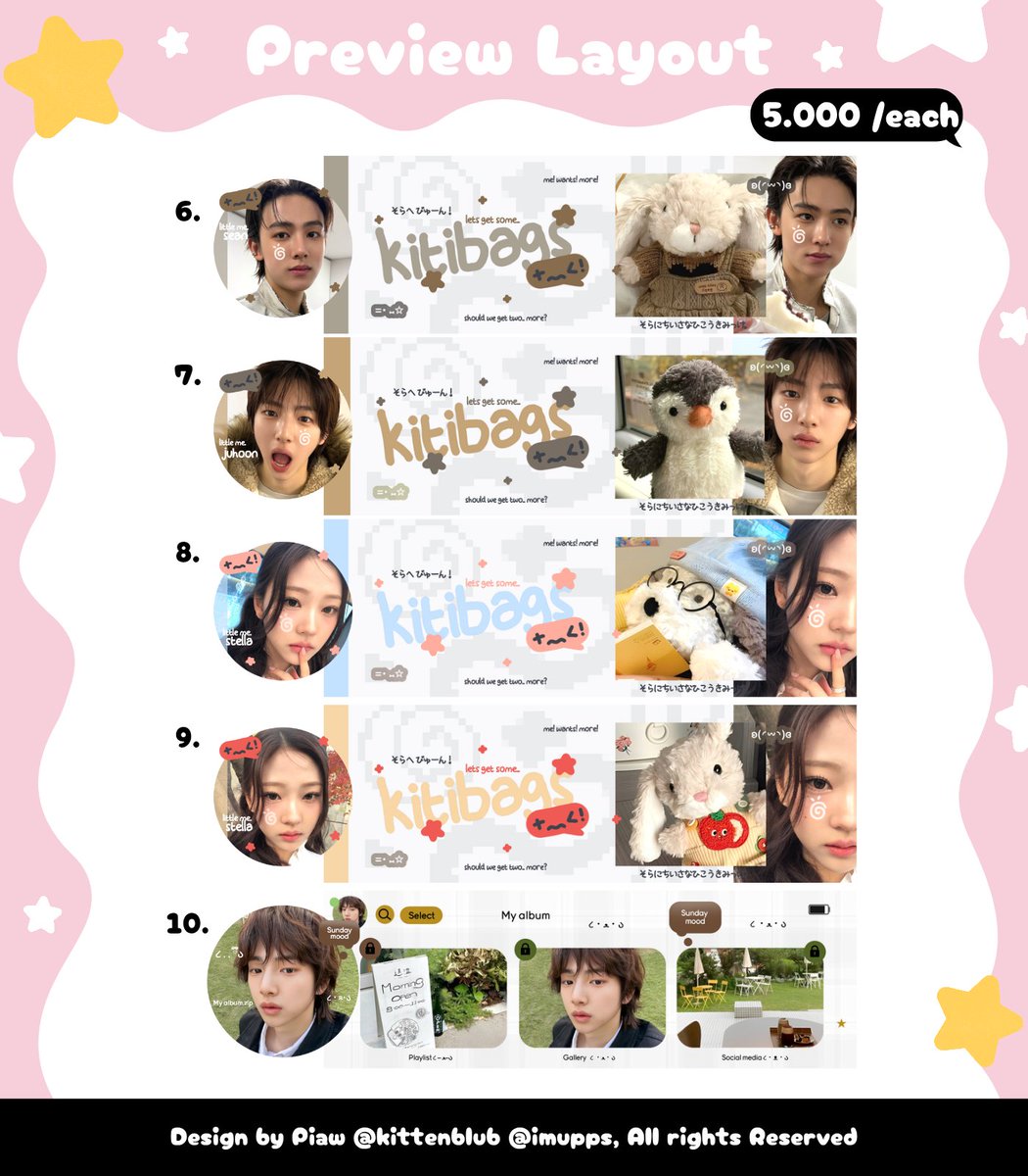 kittenblub's tweet image. 🍮💬 Help RT { Any interaction are appreciated! ✨️ }

🎉 DISKON up to 50% for ALL LAYOUT ready stock SPECIAL NATARU!

📌 Scroll this thread
📌 Harga di pict sudah harga diskon
📌 Bisa take banyak for sponsor / giveaway
📌 Feel free to ask dm💌 grab it fast dear &amp;gt;__&amp;lt;

#zonauang