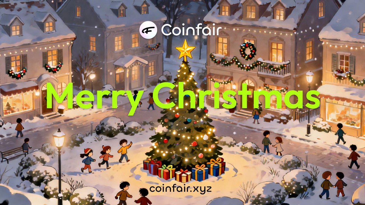 CoinfairGlobal's tweet photo. 🎄 Merry Christmas! 🎅
May your day be calm, bright, and full of good moments. 🎁 ✨ https://t.co/gWFbAWLLgp