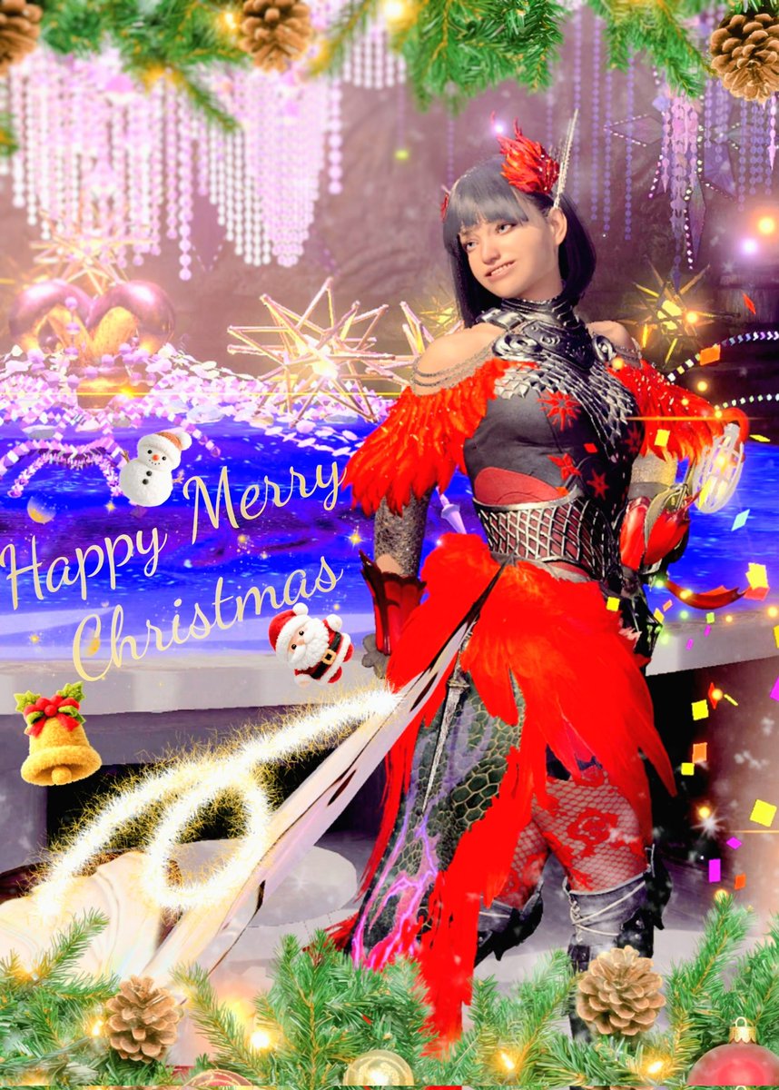 aksus18's tweet photo. 🎅Happy Merry Christmas✨️🎄
#モンハンワイルズ https://t.co/29jAC52YkX
