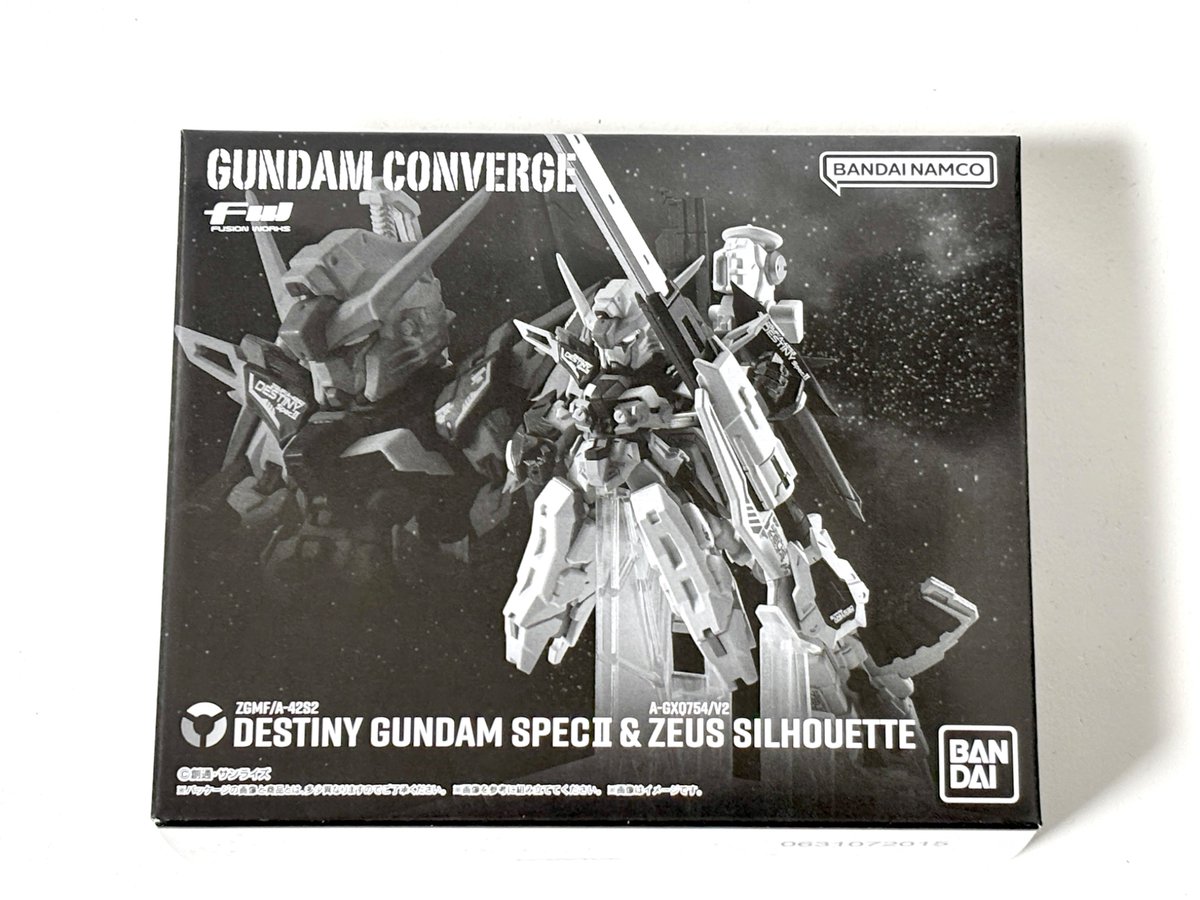 FW GUNDAM CONVERGE デスティニーガンダムSpecII&ゼウスシルエット