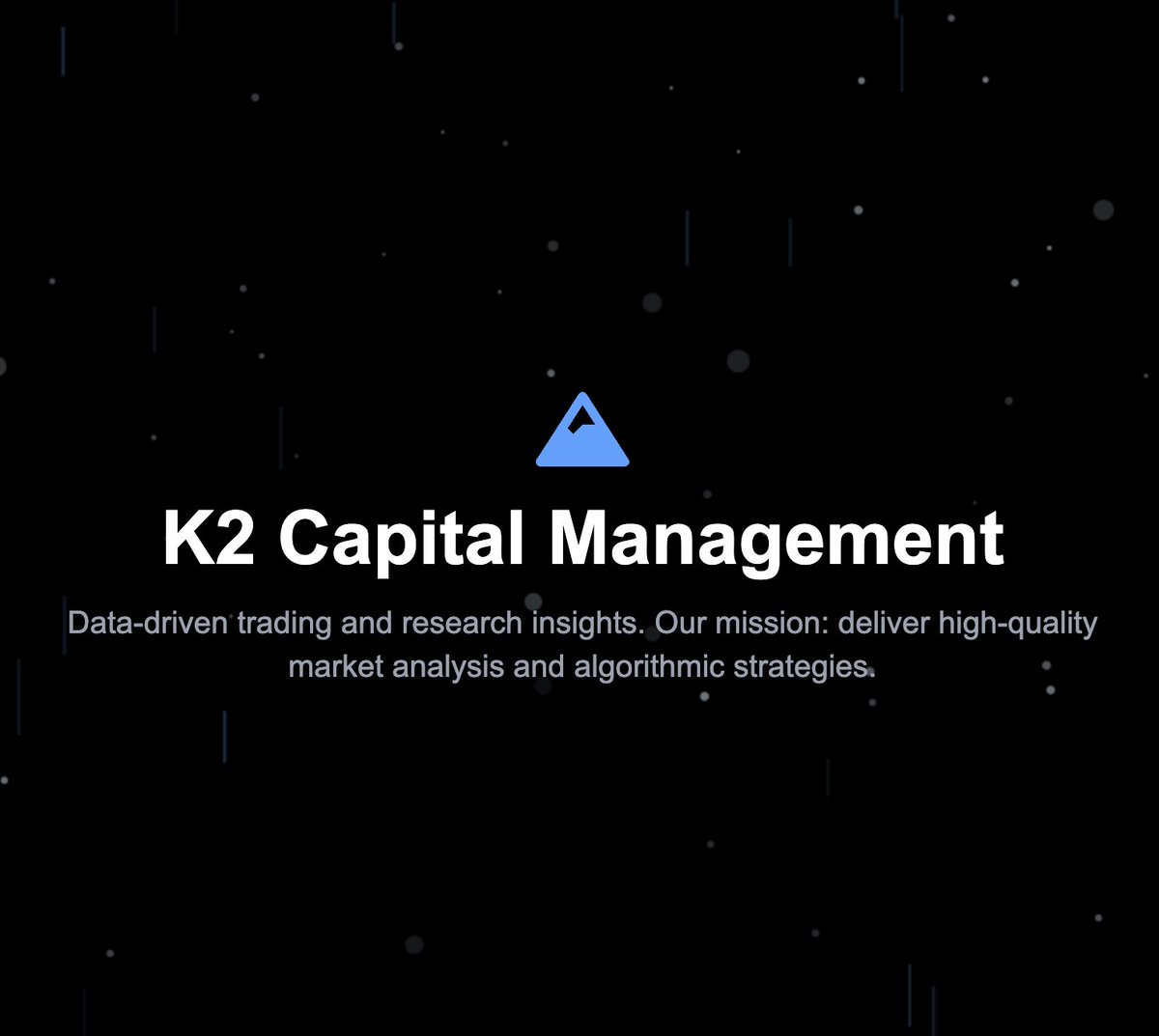 K2 Capital Management tweet media