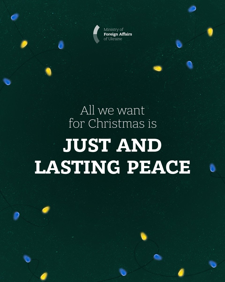 This holiday season, Ukrainians dream of light, peace, and safety – not blackouts, missiles, or empty promises. Stand with us, condemn Russia’s aggression, and support Ukraine’s defenders. 

Every gift of solidarity saves lives and strengthens our defence of freedom.