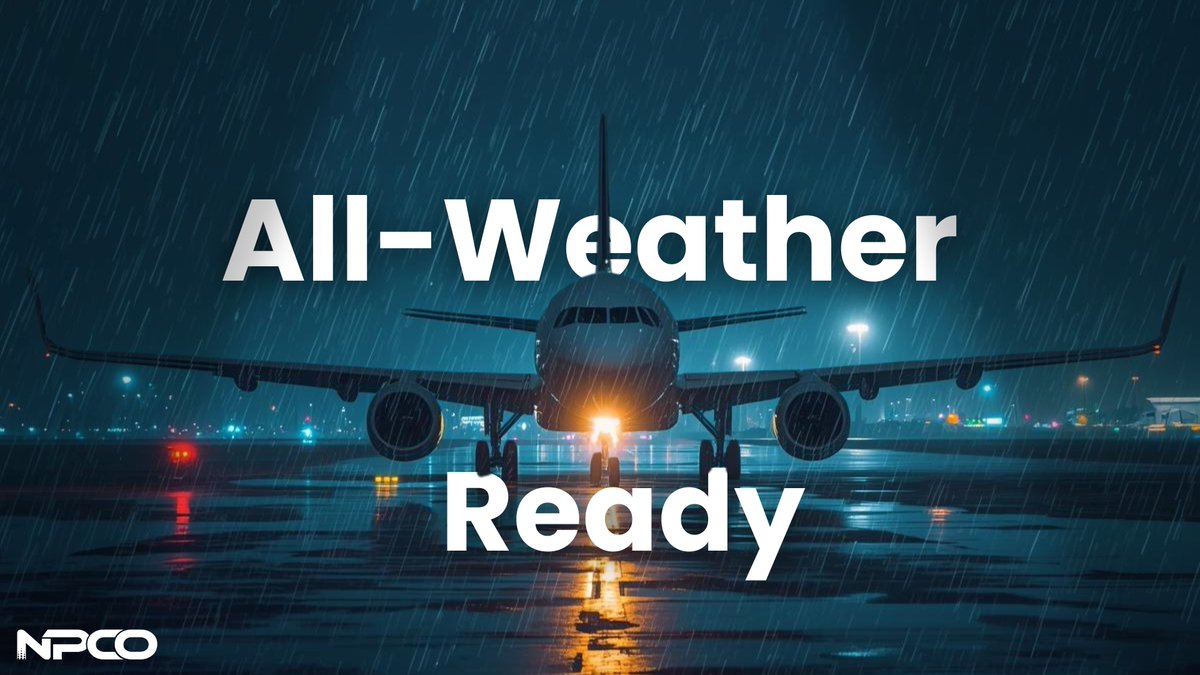 Weather may change, but operational readiness always begins with precise light maintenance.
At NPCO, we ensure aircraft safety and efficiency in all weather conditions.

#NPCO
#LineMaintenance