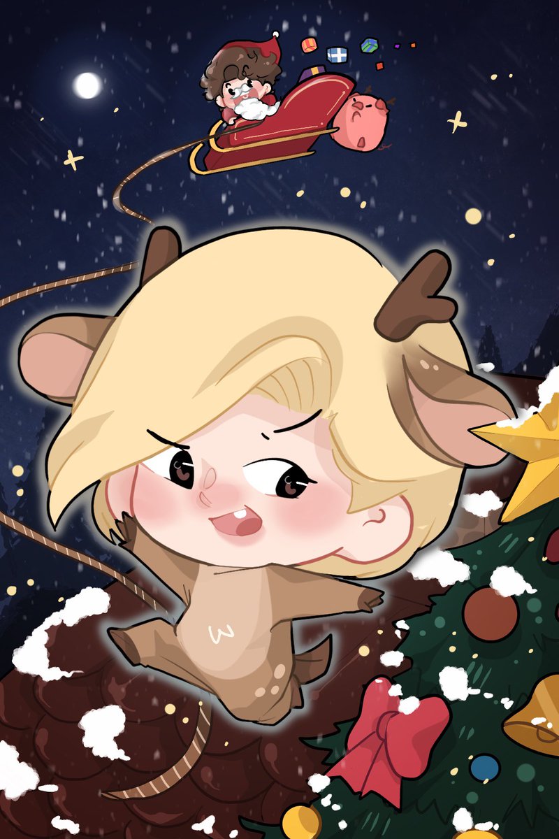 Dayfine1026's tweet image. เมอยี่ คิ๊ดสะมาส อุมม้า~ ขอให้อาม้าทุกคนจิงกะเบวๆ จิงก้าอ่อดาเว 
แฮ่ปปี้สุดๆนะฮับ!

#ตี้กะเถียน #ตี้กะเกอ