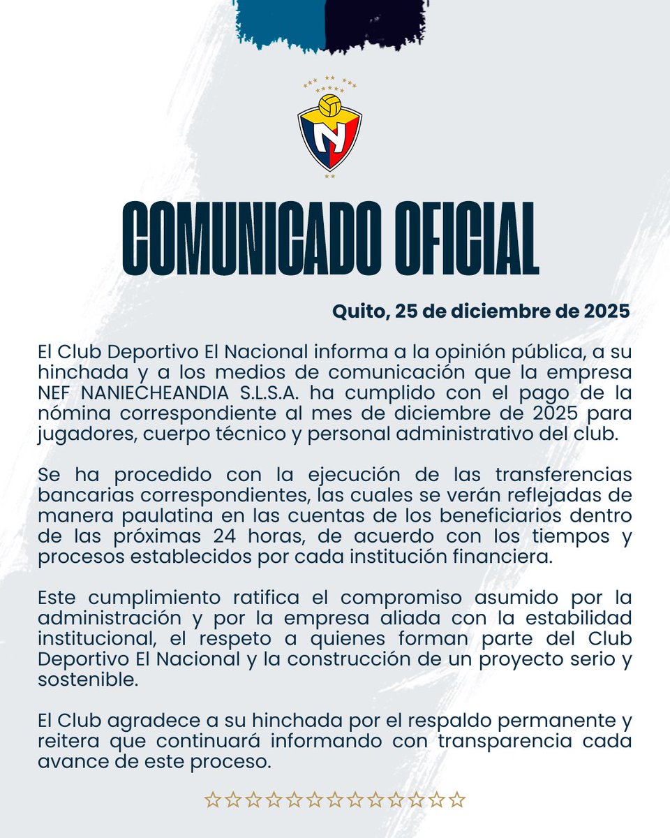 Comunicado Oficial