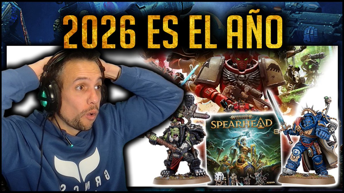 2026 no será un año cualquiera! En el video te explico porque será el mejor momento tanto para volver a Warhammer como para empezar de cero!

Espero que os guste y felices fiestas! 

youtube.com/watch?v=RYouvx…

#warhammer40k #warhammer