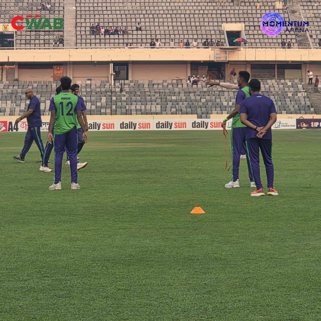 MomentumArena's tweet image. Momentum Arena is honored to be the Strategic Partner of this memorable occasion, standing alongside CWAB in celebrating Bijoy Dibosh through sport.
#BijoyDiboshMatch #VictoryDay #BangladeshAllStars #CWAB #MomentumArena #StrategicPartner #SpiritOfCricket #CricketCelebration