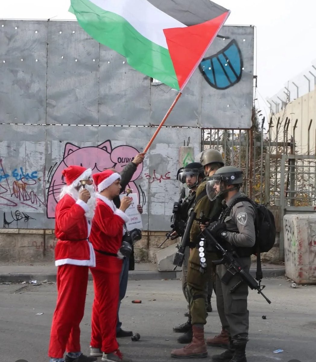 Israel is exposed, fully unmasked.

You cannot be a sincere Christian without standing with Palestine.

If you claim to be Christian and do not stand with Palestine, then you are aligned with capital, spectacle, lies, deception, and moral corruption.

Merry glorious Palestinian