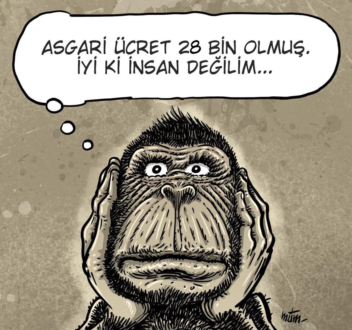 Eh, yoksulun sövmekten gayri ne gelir ki elinden...
Muzaffer İzgü

#AsgariÜcret
#EmekliGeçinemiyor
#EkonomiÇöktü
#Yoksulluk 

🎨Mümin Durmaz