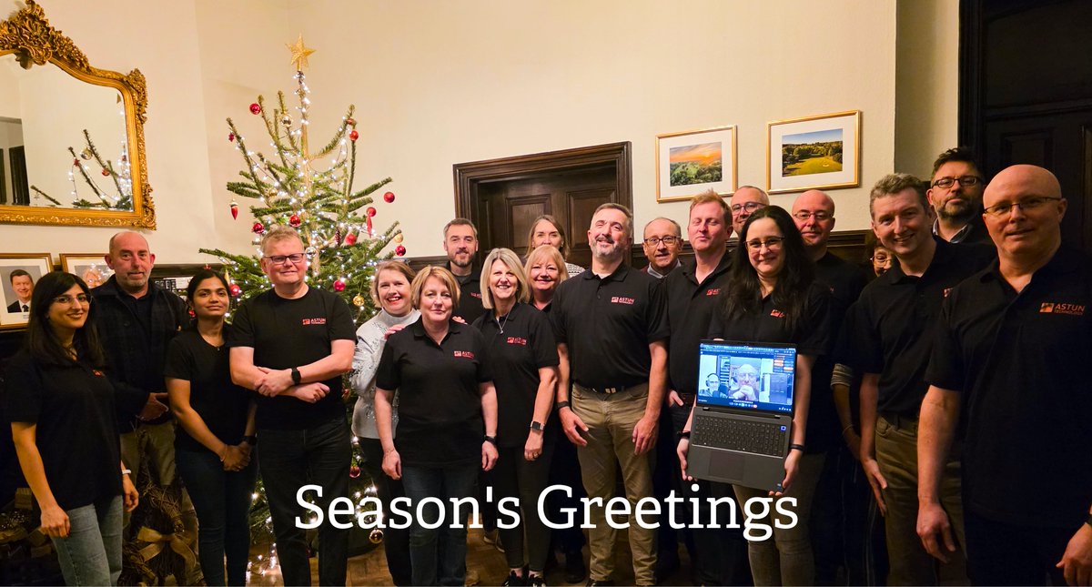 astuntech's tweet photo. Season's greetings to our colleagues and customers. We hope you have a fantastic break.

Thanks to one of our customers, Briony, our donation in lieu of sending Christmas cards will be sent to @theCALMzone , an incredible suicide prevention charity.

Our support opening hours are here if you need us: https://t.co/CiFU0OM0Vy