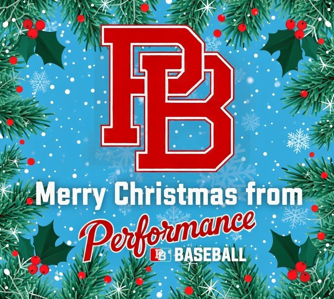 Performance_X2's tweet image. Merry Christmas from Performance Baseball X2! #PB #Performance #X2