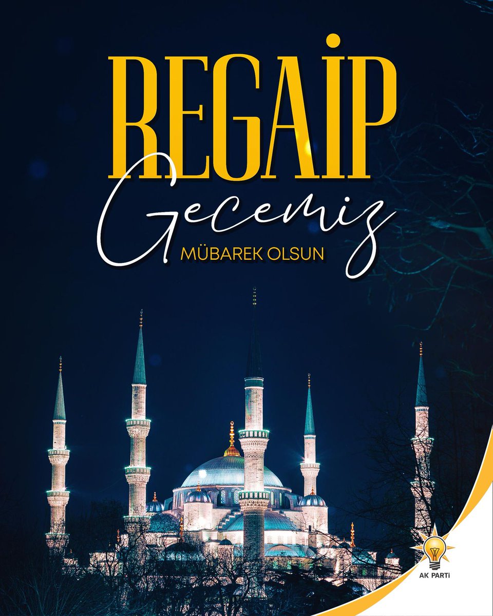 Rahmet Kapılarının Ardına Kadar Açıldığı Regaip Kandili’nin; Milletimize, Ülkemize ve Tüm İslam Âlemine Hayırlar Getirmesini Temenni Ediyoruz. Regaip Kandilimiz Mübarek Olsun.