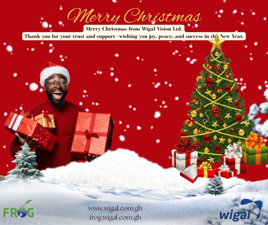 Merry Christmas. Enjoy our unbeatable Christmas Bonanza. Frog.wigal.com.gh