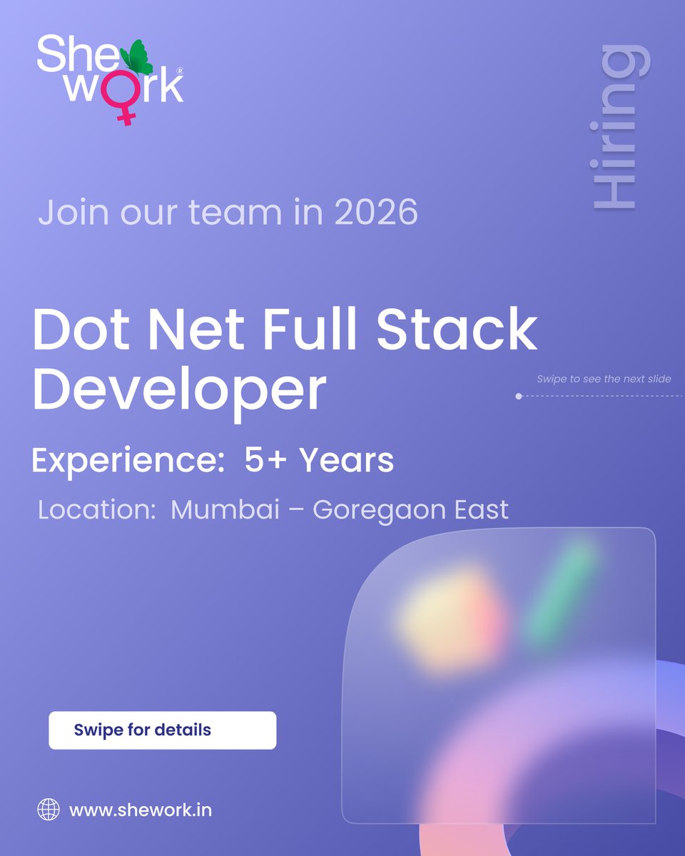 SheWork.in tweet media