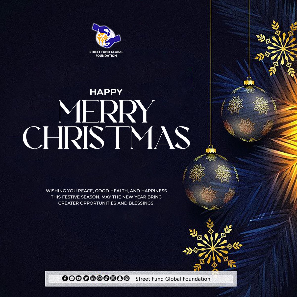 Street Fund global wishes you a Very Merry Christmas and a prosperous new year

🎄🎁❤️

#StreetFundGlob1