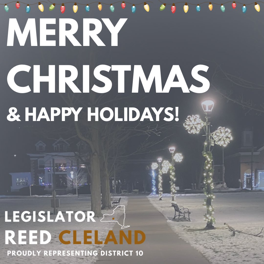 ReedCleland's tweet photo. Best wishes to you and your family for a day of peace and joy, surrounded by those who love and cherish you. Merry Christmas and happy holidays, District 10! https://t.co/Y40An69yfu