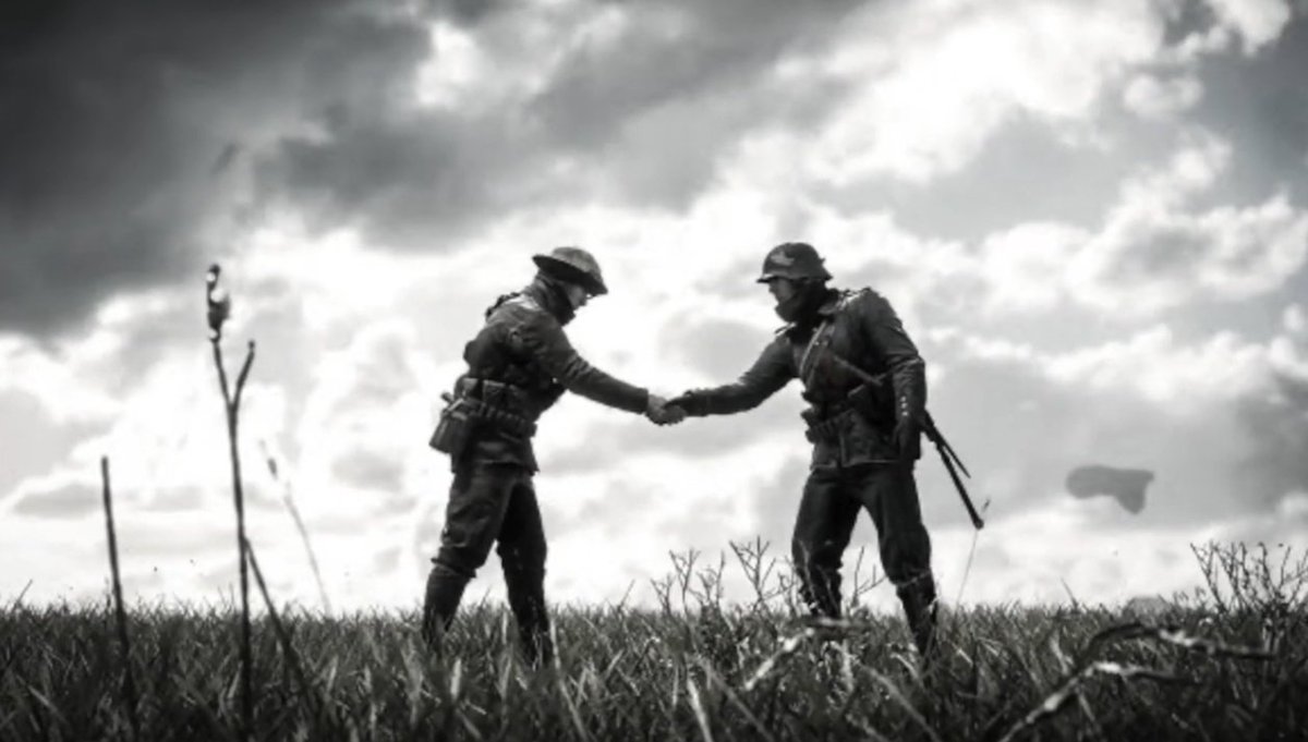 Efemérides: Diciembre 25/1914, los ejércitos contrarios en guerra se dan un fraternal saludo de navidad - youtu.be/_F6Xeg8Klfg