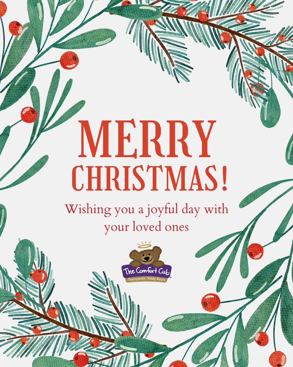 Merry Christmas to all! We hope you have a safe, wonderful day surrounded by loved ones and joy. 💜🎄💚❤️🧸

#merrychristmas #christmas #holidays #thecomfortcub #comfort #love #