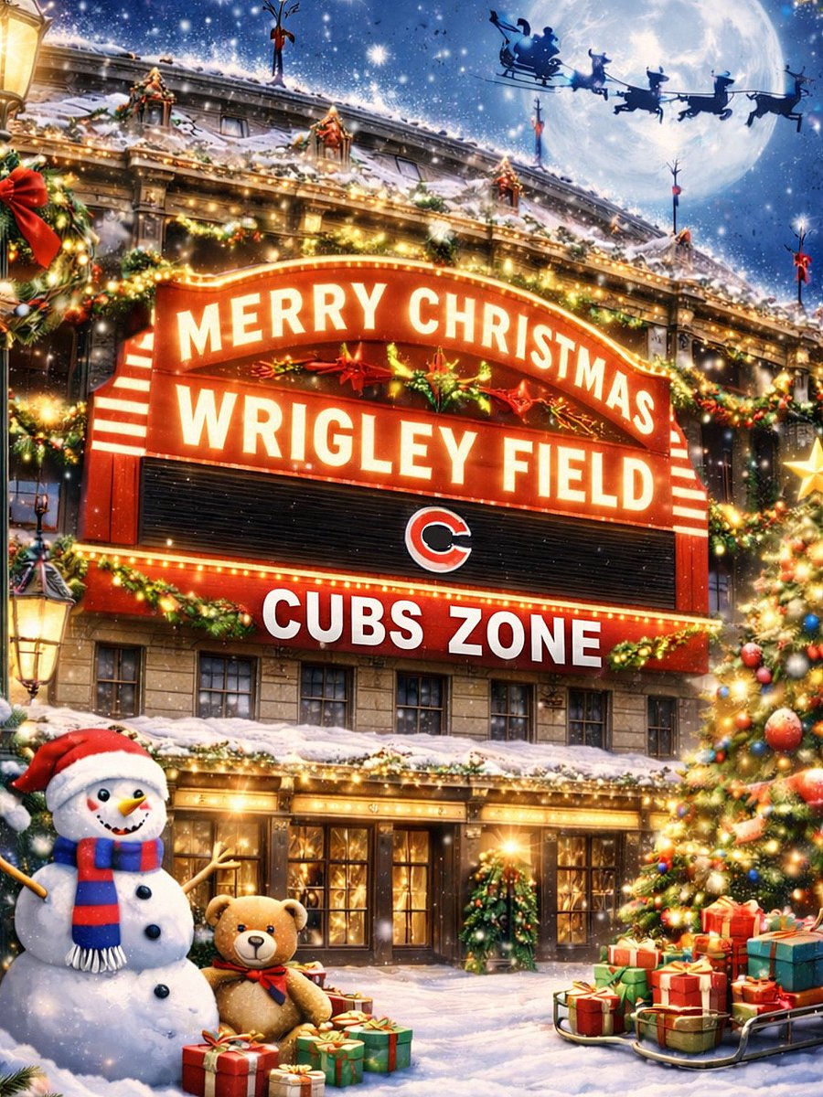 CubsZone's tweet image. Merry Christmas &amp;amp; Happy Holidays! 🎄