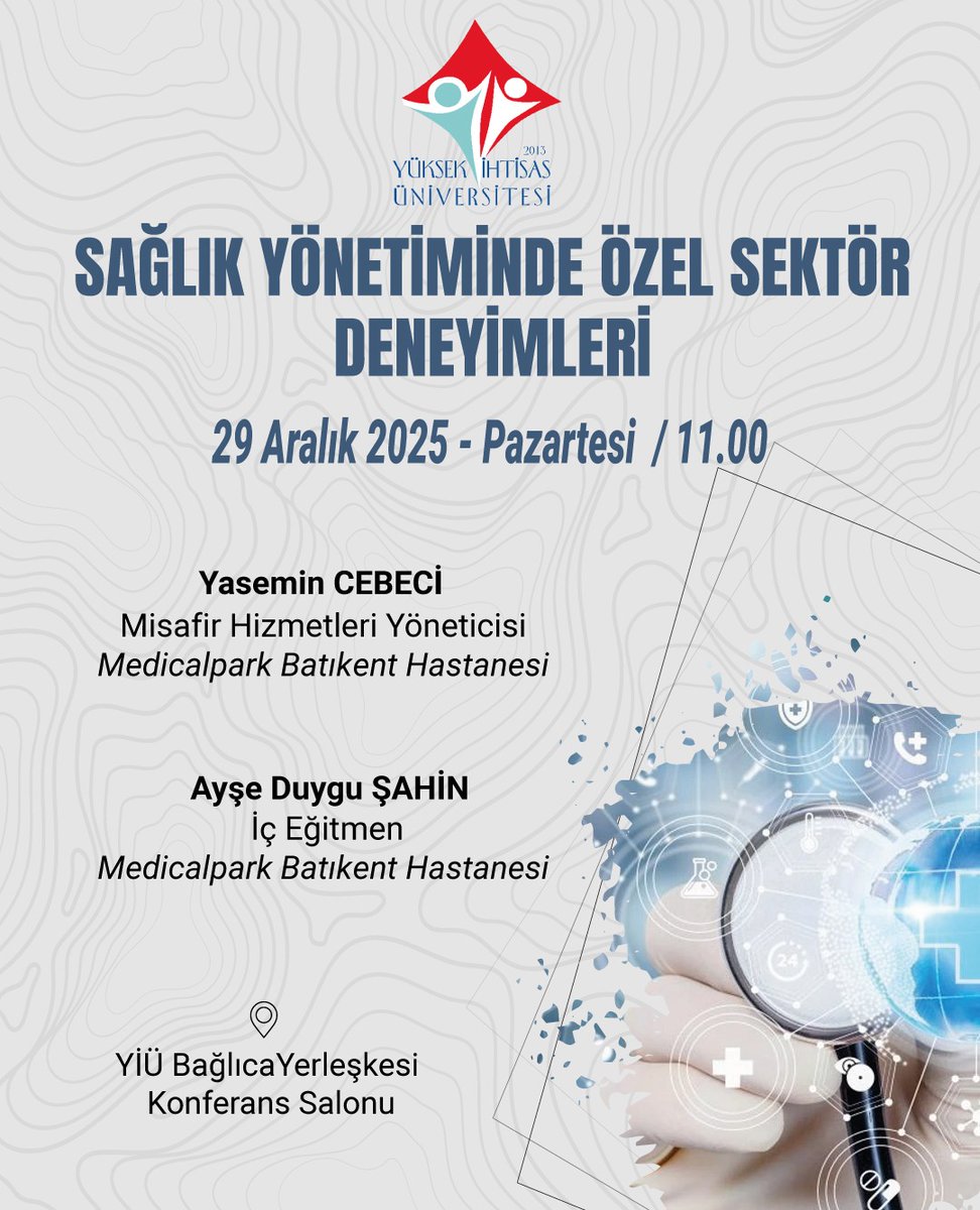 #yüksekihtisasüniversitesi