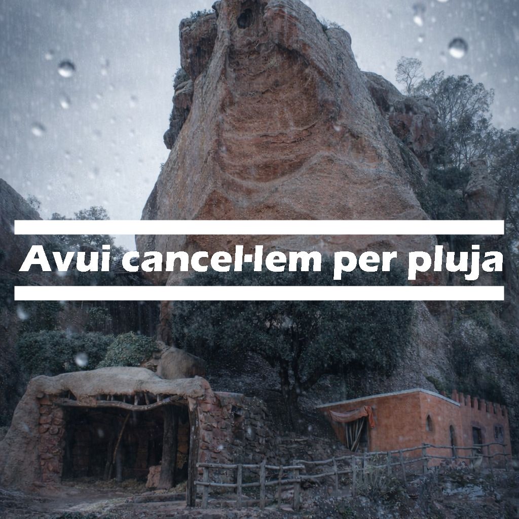 🚨  ATENCIÓ!!!, a conseqüència de les condicions climàtiques adverses ⛈️, ens veiem obligats a suspendre totes les representacions del Pessebre d'avui dijous 25. Els imports de les entrades s’abonaran automàticament pel mateix mètode de pagament  el propers dies