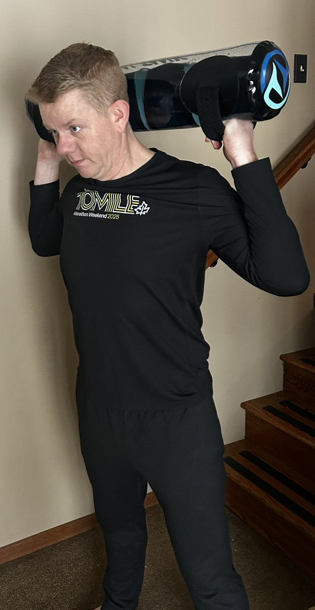 New home workout equipment! Excited to use this during baseball season as well! #tidaltank