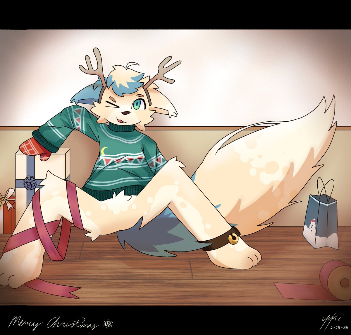 ferricTetsuna_7's tweet photo. Merry Christm- ack I slipped~!
.
.
.
Hehe kind of a late Christmas art :3 https://t.co/f1Ww8hWzNw