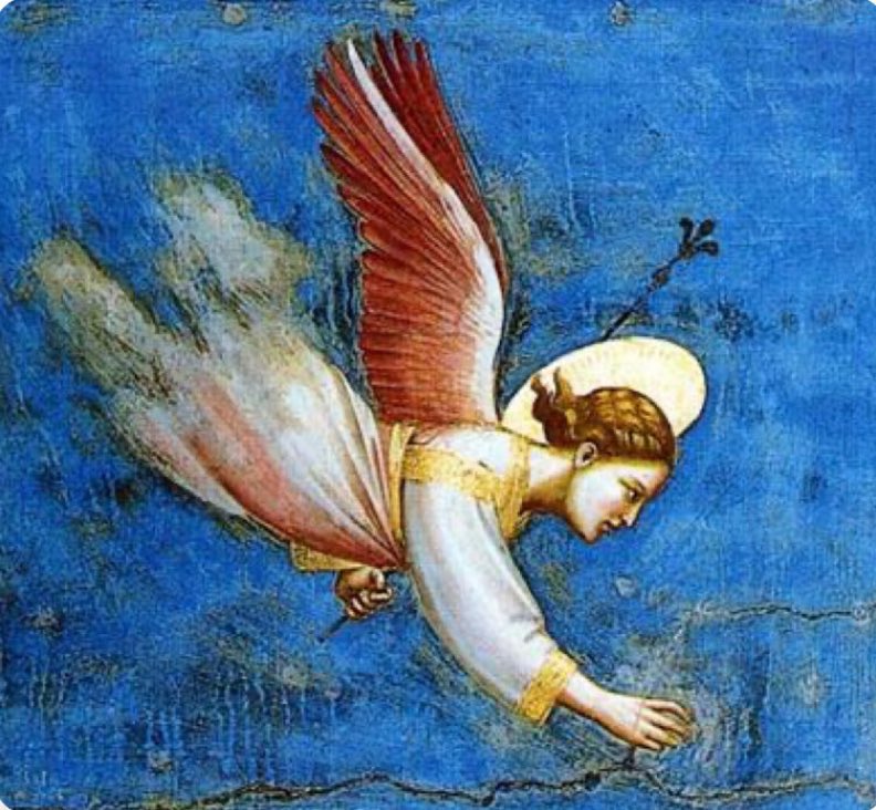 Giotto, l’ange et le fond bleu