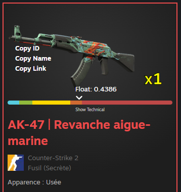 KmuOfficiel's tweet photo. 🔥AK - Aquamarine Revenge 50$🔥

To participate : Join Discord and enter the GW

✅Join Discord : https://t.co/dnDNCYRpBJ
✅proof repost in discord

⌚️Rolling in 6 days, Good luck !

#CS2giveaway #CS2skins #Giveaway #CSGOgiveaway #CS2 https://t.co/xrAXAqUkVV
