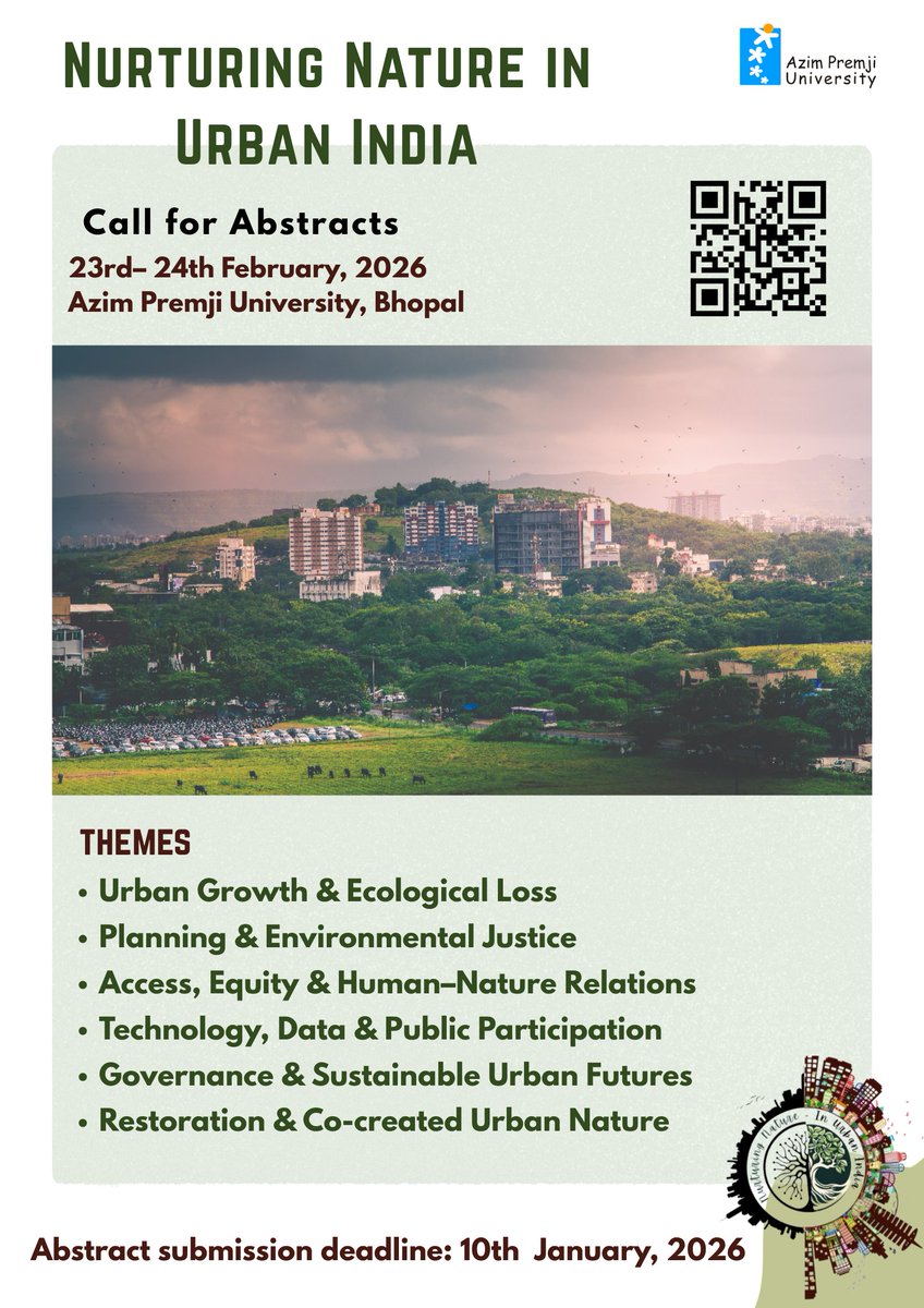 ana_algae's tweet photo. #sustainibility #citiesofindia #URBANRESEARCH Deadline extended to 10th Jan! https://t.co/R71QBaR1Vs