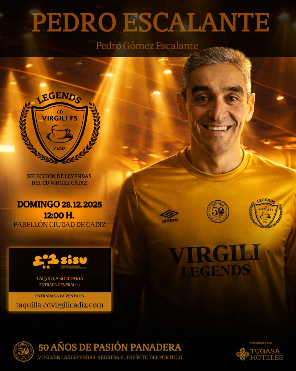 CDVirgiliCadiz's tweet photo. La cabeza fría cuando el partido ardía. Lectura y templanza al servicio del equipo. 

#VirgiliLegends suma a Pedro Escalante.

Talante y talento que dejaron huella 💛💙

🗓️ Dom. 28/12
🕛 12:00 h
🏟️ Pab. Ciudad de Cádiz
🎟️ Taquilla solidaria: https://t.co/GtbEfUqKqs https://t.co/sH0pQXxqg2