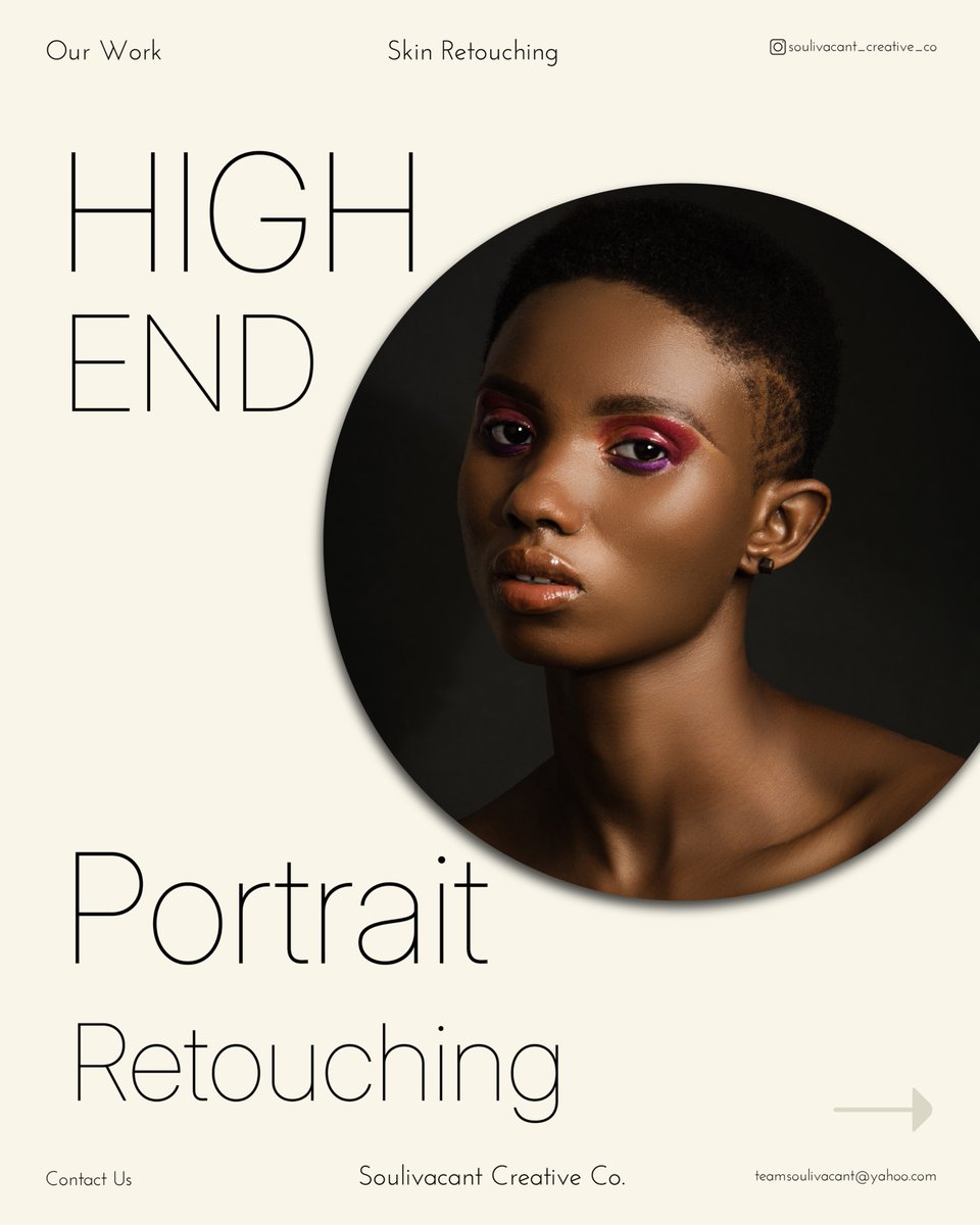 teamSoulivacant's tweet image. ✨ High-End Portrait Retouching ✨
Natural skin. Clean details. Premium finish.
#PortraitRetouching#HighEndRetouching #PhotoEditingServices#ProfessionalRetouch #PortraitRetouch
#PortraitEditing
#RetouchingArtist
#PhotoRetoucher
#PortraitPhotography
#PortraitPhotographer
#Studio