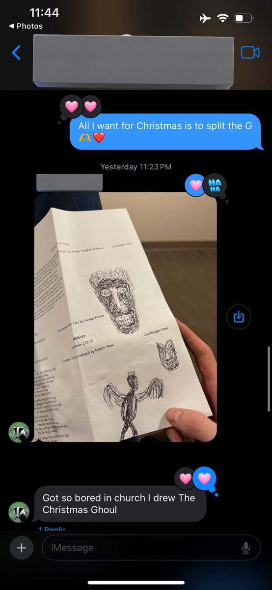 sigridedstrom's tweet photo. Who up in mass drawing they Christmas Ghoul https://t.co/pzdBm71qDL