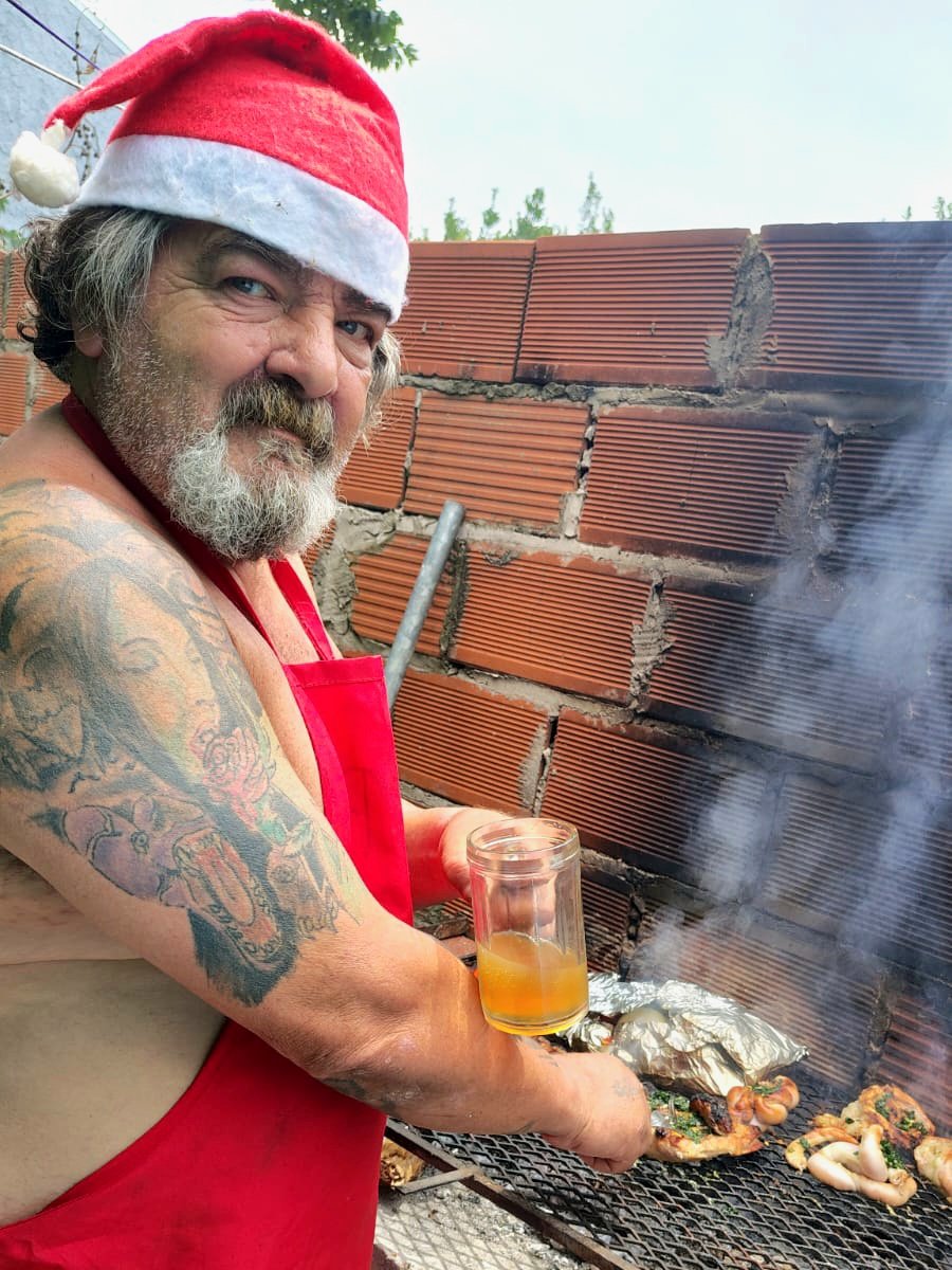 Un parrillero bien asistido 🍻