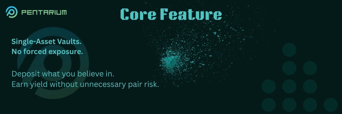 GoPentarium's tweet photo. Eliminate pair risk. Earn sustainable yield with Single-Asset Vaults. Deposit what you believe in.
#Pentarium #Crypto #Yield #Solana https://t.co/MzXEz60idp
