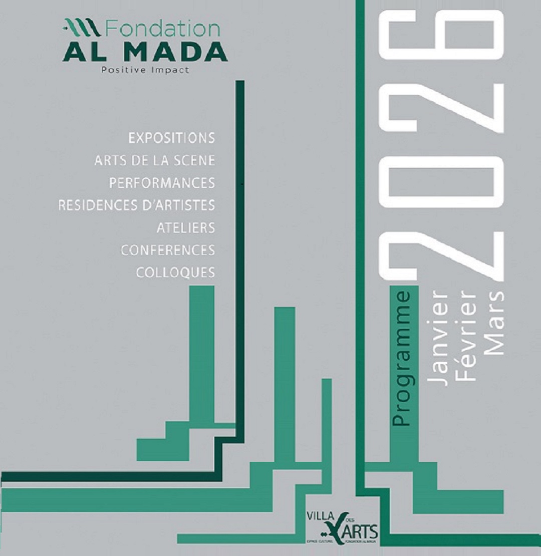 villa_des_arts's tweet photo. 📅 La Fondation AL MADA vous dévoile sa nouvelle programmation pour Janvier • Février • Mars 2026 ✨
👉  https://t.co/8AxUGv9PDt
🎨 Expositions
🎶 Arts de la scène &amp; performances
🎨 Résidences d’artistes
🧠 Ateliers, conférences &amp; colloques
#FondationAlMada #VillaDesArts https://t.co/7bISsdXTlR