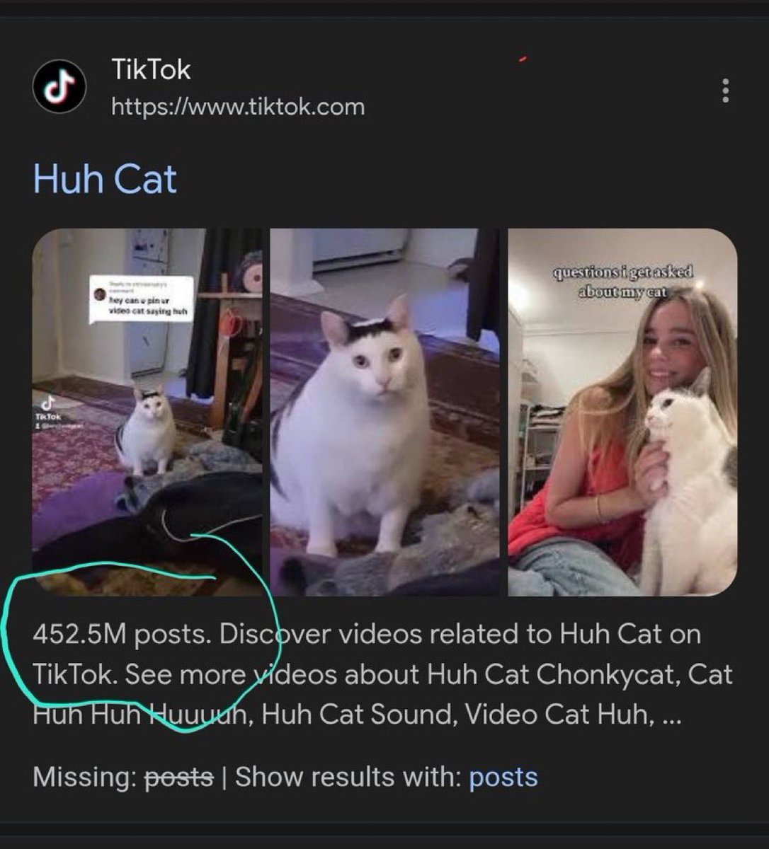 apewithmee's tweet image. Nearly 500m posts on tiktok alone
Probably nothing
