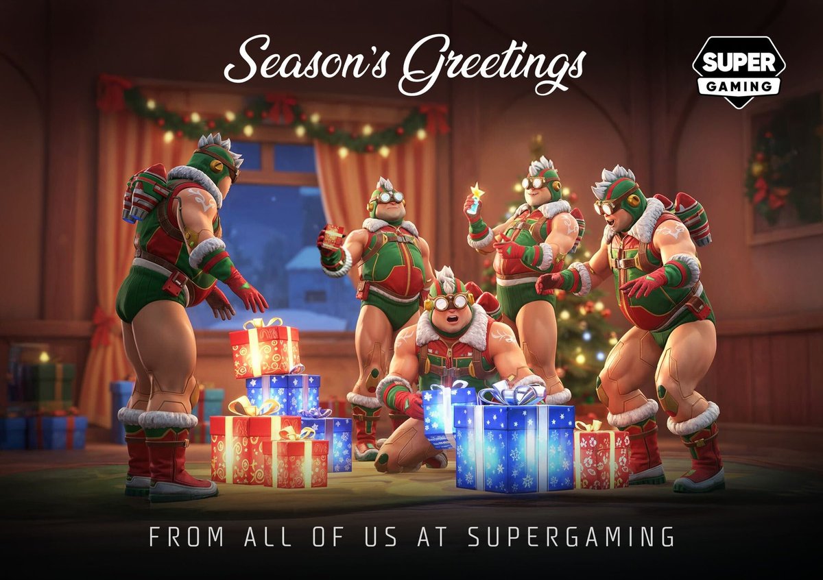 🎄 Merry Christmas, Supers! 

This holiday season, we didn’t slow down — we went harder.
Here’s what you helped make happen 👇
SuperTeam crossed 500,000+ installs on day 1 of launch — the grind is real, and we’re only getting started.
Brazil Open Build for Prime Rush is live, and