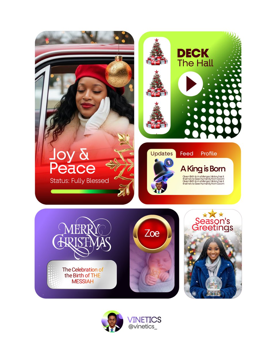 vinetics_'s tweet image. It's That Time of The Year..... Glory to the Lamb 🤍
#Christmas #MerryChristmas