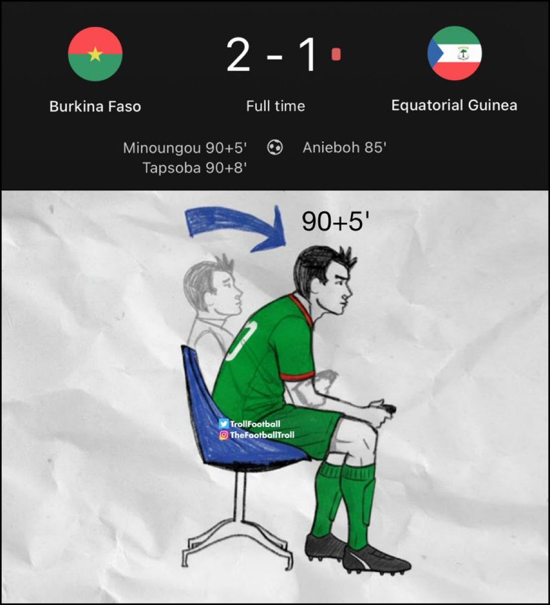 Burkina Faso 95. dakikada